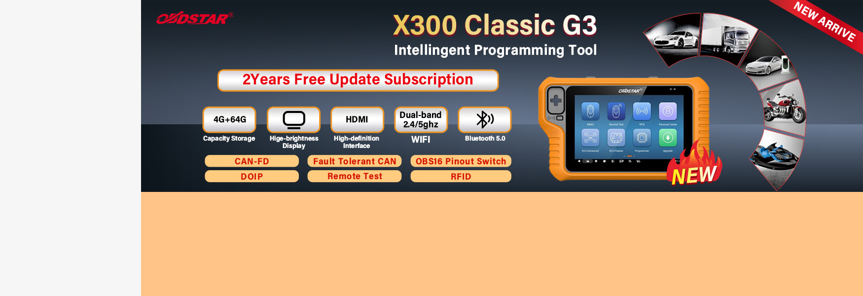 obdstar Key Master G3 X300 Classic G3 Key Programmer
