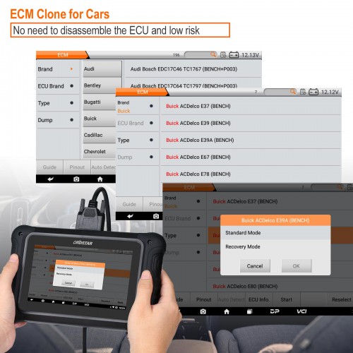 [Full Version]OBDSTAR DC706 ECU Tool for Car and Motorcycle ECM & TCM & BODY Clone by OBD or BENCH pk I/O Terminal