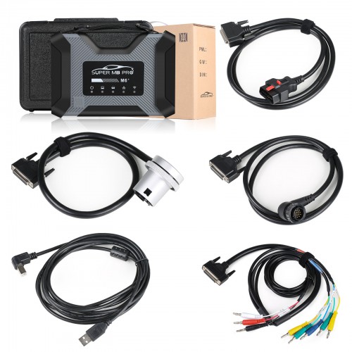 [Directly To Use]SUPER MB PRO M6+ Diagnosis for Mercedes Benz + Lenovo X220/ Lenovo T410 Laptop and Latest V2024.6 Software SSD Full Package