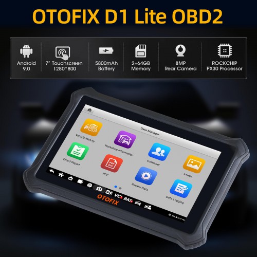 OTOFIX D1 Lite OBD2 Bidirectional Diagnostic Tool with Support CANFD & DoIP 38+ Service Auto VIN ABS Bleeding PK MK808 MX808