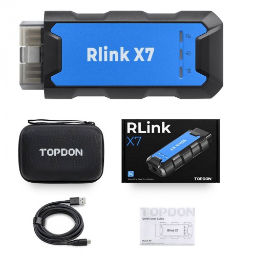 TOPDON RLink X7 for GM 2000 to 2024 Support CAN-FD/DoIP GM ECU Programming Compatible with GDS2 v2024.05 Tech2win