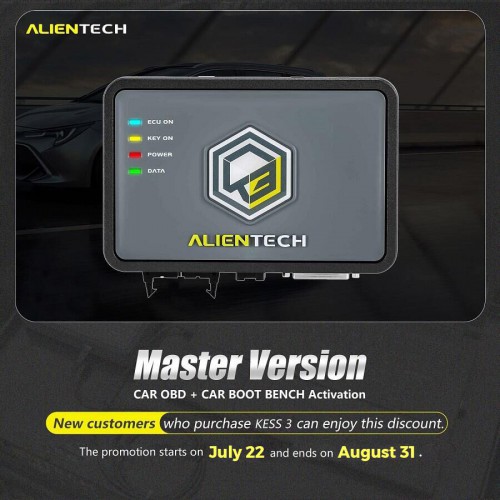 Alientech KESS3 Master Full Car LCV(OBD-Bench-Boot) Protocols Activation