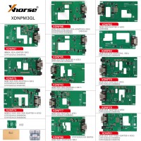 2024 Xhorse XDNPM3GL MQB48 Soder-free Adapters Full Set 13pcs No Disassembly No Soldering for Multi-Prog/VVDI Prog/Key Tool Plus