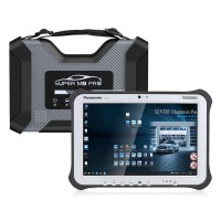 [Directly to Use]Super MB Pro M6+ with V2024.6 Software SSD and Second-hand Panasonic FZ-G1 I5 Tablet 8G