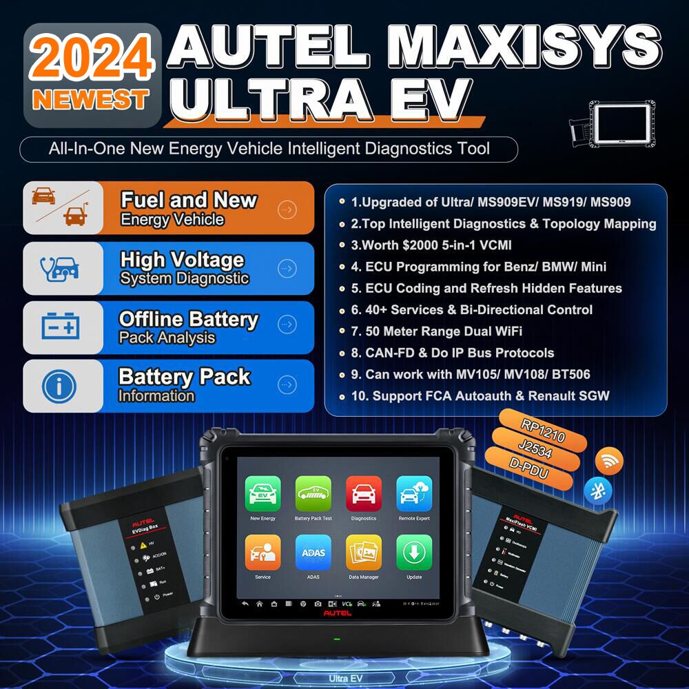 Autel MaxiSys Ultra EV Highlights