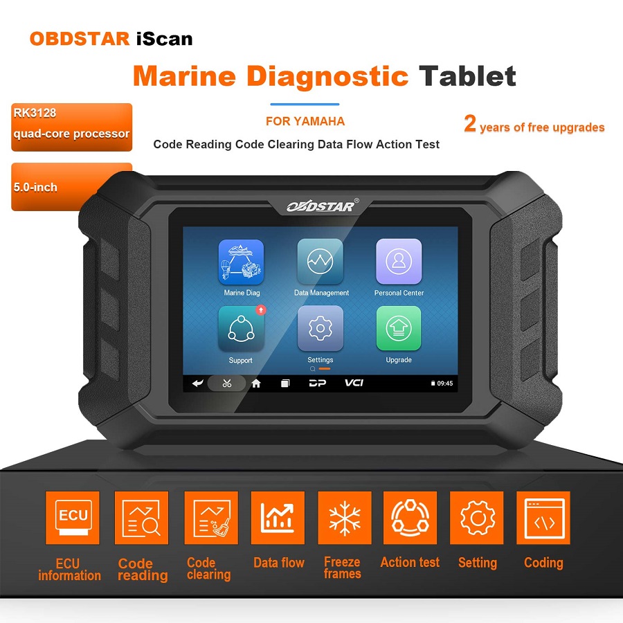 obdstar-iscan-YAMAHA-marine-diagnostic-tablet