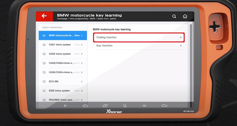 VVDI Key Tool Plus BMW Motorcycle Key Learning Guide 3